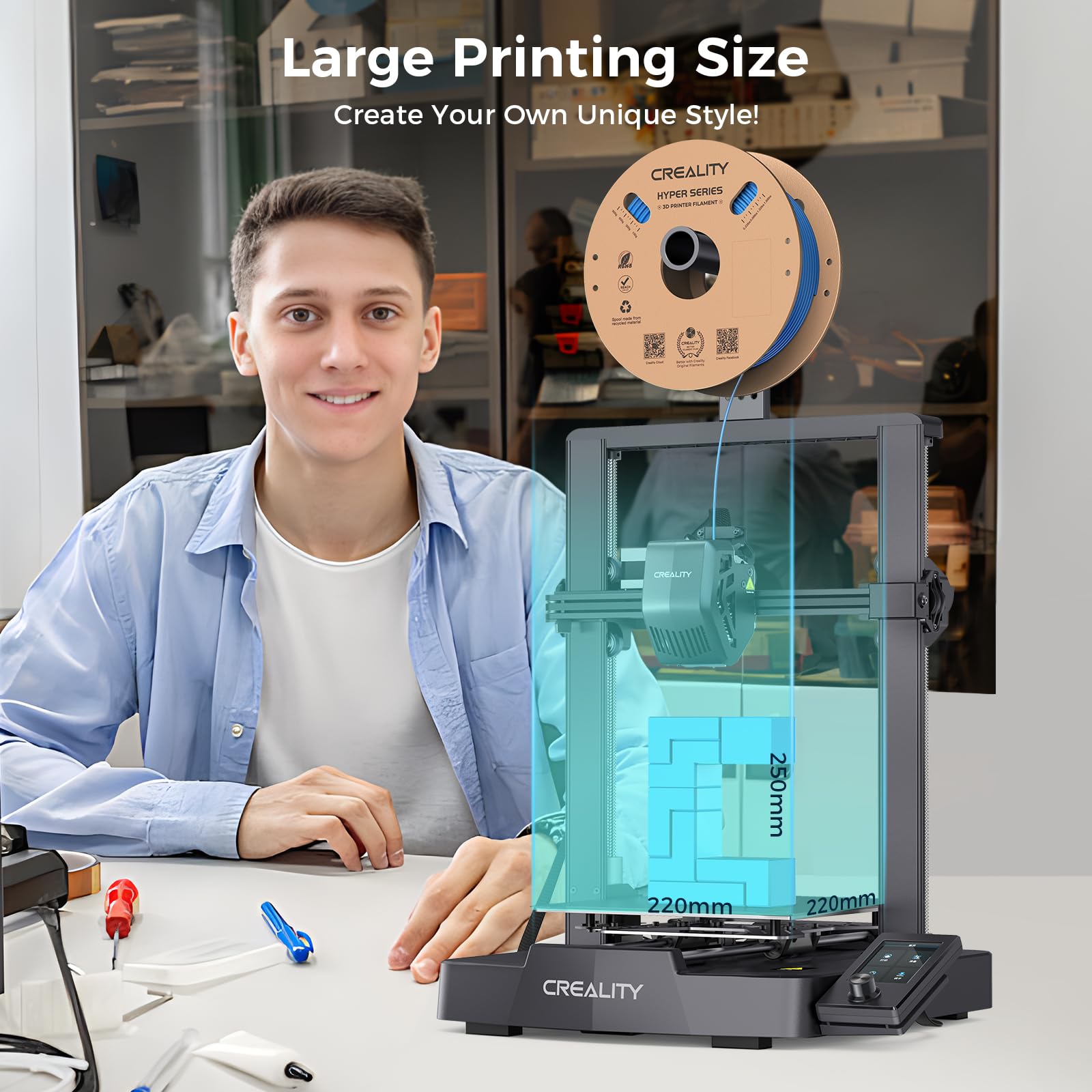 CREALITY Ender-3 V3 SE 3D Prin - đánh giá và giá Creality Printer Ender 3